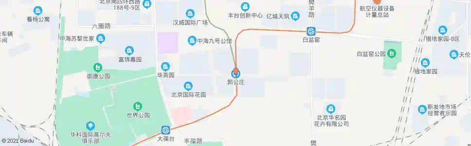 北京郭公庄东口_公交站地图_北京公交_妙搜公交查询2025
