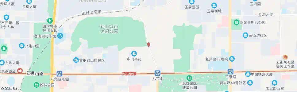 北京老山南路东口_公交站地图_北京公交_妙搜公交查询2025