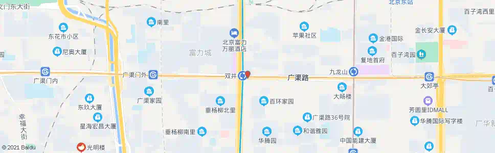 北京双井桥_公交站地图_北京公交_妙搜公交查询2025