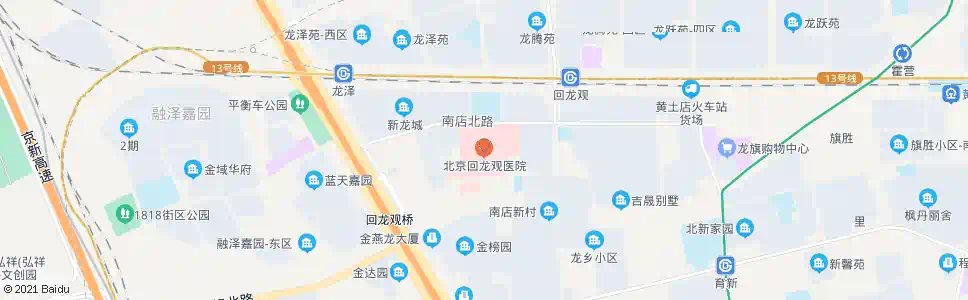 北京回龙观医院北_公交站地图_北京公交_妙搜公交查询2025