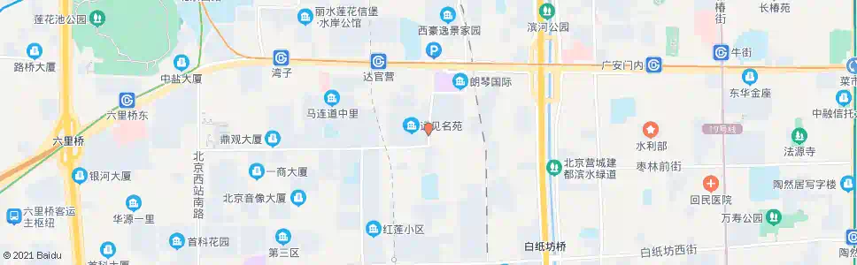 北京红居街_公交站地图_北京公交_妙搜公交查询2025