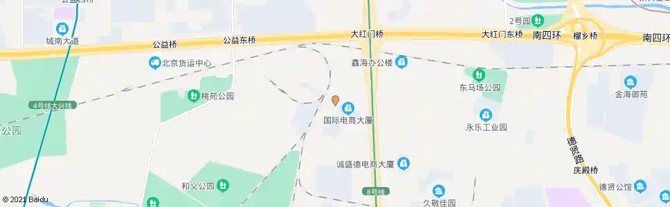 北京大红门派出所_公交站地图_北京公交_妙搜公交查询2025
