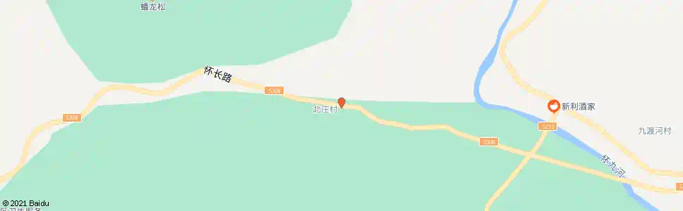 北京延寿镇北庄_公交站地图_北京公交_妙搜公交查询2025