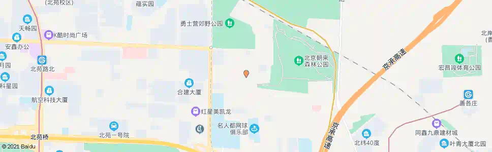 北京朝来农艺园北站_公交站地图_北京公交_妙搜公交查询2025