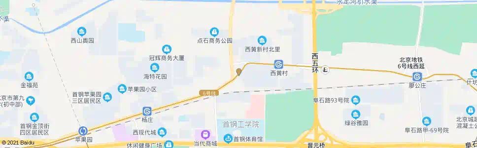 北京西黄村西口_公交站地图_北京公交_妙搜公交查询2025
