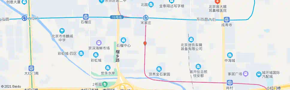 北京双庙北_公交站地图_北京公交_妙搜公交查询2025