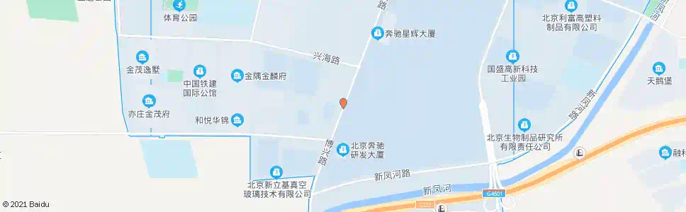 北京北京奔驰西门_公交站地图_北京公交_妙搜公交查询2025