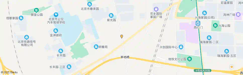 北京羊坊村_公交站地图_北京公交_妙搜公交查询2025