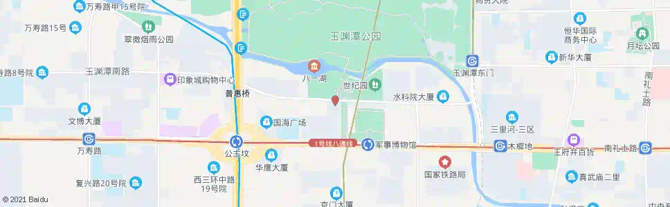 北京玉渊潭南门_公交站地图_北京公交_妙搜公交查询2025