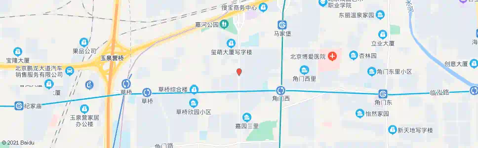 北京嘉园二里西门_公交站地图_北京公交_妙搜公交查询2025