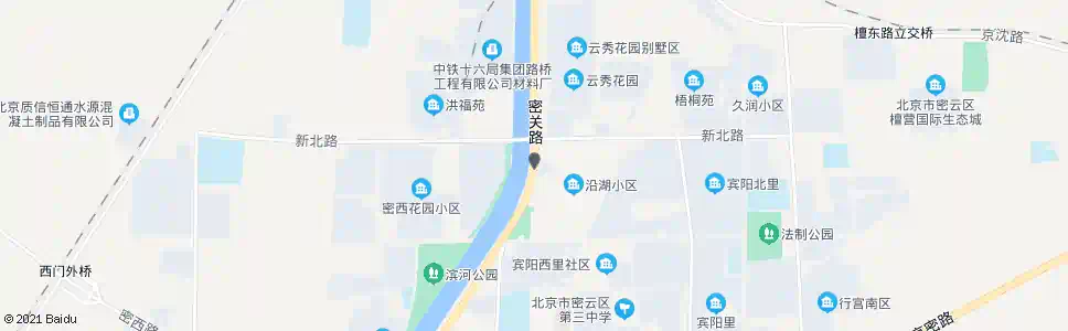 北京密云刑警队_公交站地图_北京公交_妙搜公交查询2025