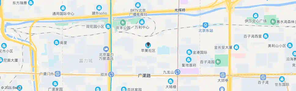 北京苹果社区_公交站地图_北京公交_妙搜公交查询2025