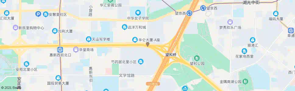 北京望和桥西_公交站地图_北京公交_妙搜公交查询2025