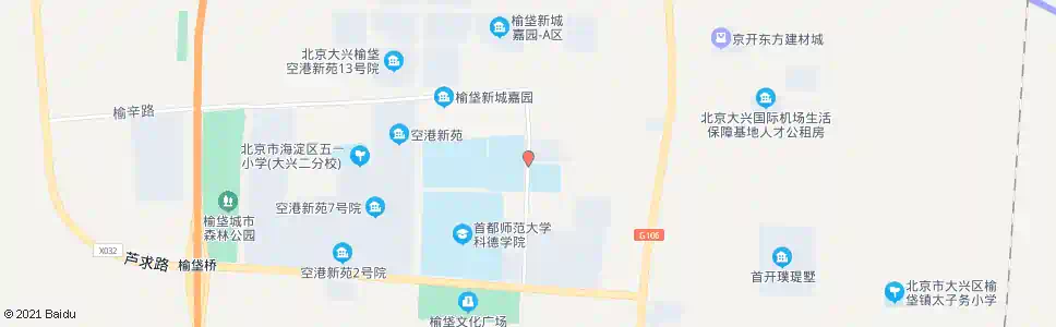 北京榆垡中学_公交站地图_北京公交_妙搜公交查询2025