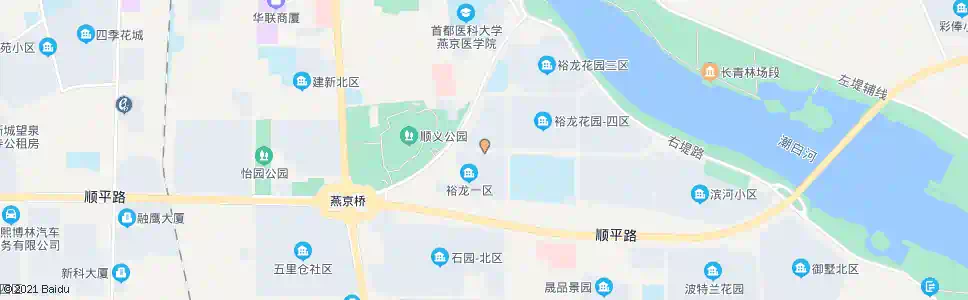 北京裕龙一区_公交站地图_北京公交_妙搜公交查询2025