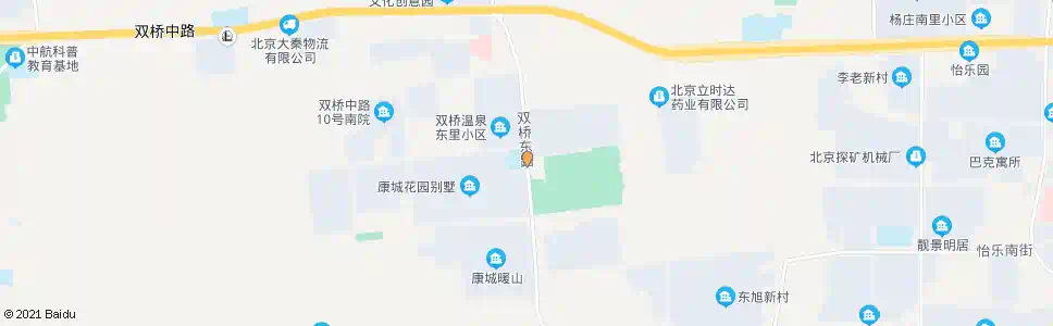 北京双桥南街东口_公交站地图_北京公交_妙搜公交查询2025
