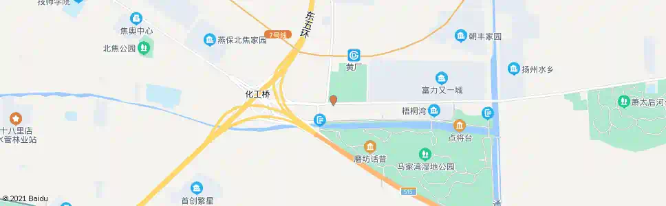 北京孙家坡_公交站地图_北京公交_妙搜公交查询2025