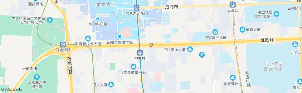 北京中关村东_公交站地图_北京公交_妙搜公交查询2025