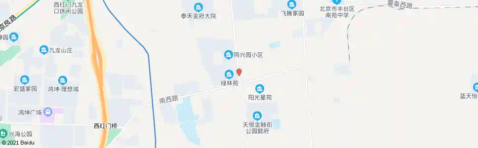 北京槐房西路_公交站地图_北京公交_妙搜公交查询2025