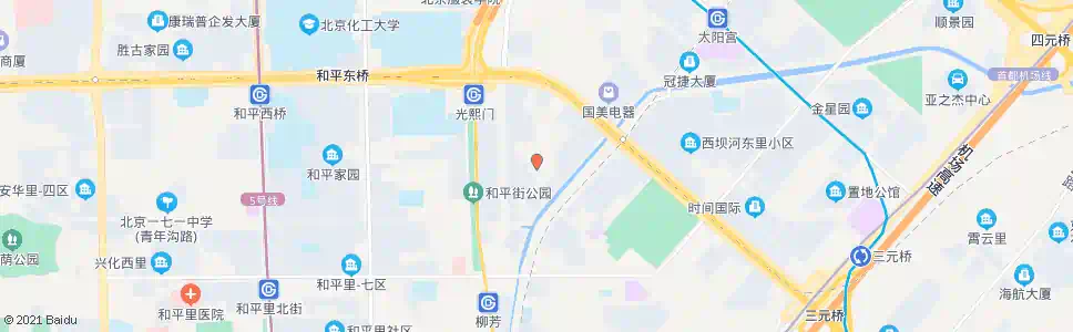 北京光熙门北里_公交站地图_北京公交_妙搜公交查询2025