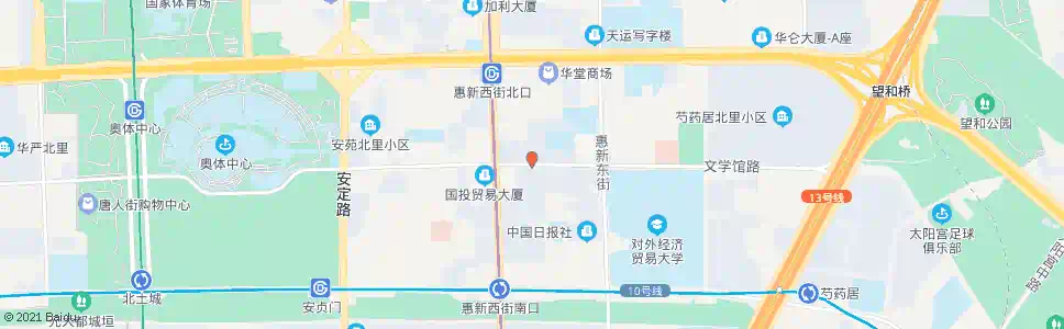 北京惠新里_公交站地图_北京公交_妙搜公交查询2025