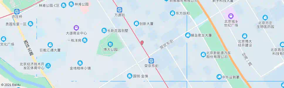 北京宏达北路南口_公交站地图_北京公交_妙搜公交查询2025