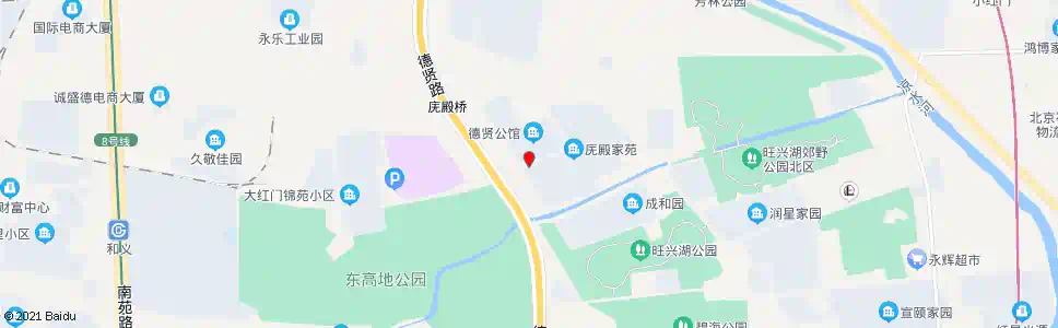 北京南场东街西口_公交站地图_北京公交_妙搜公交查询2025