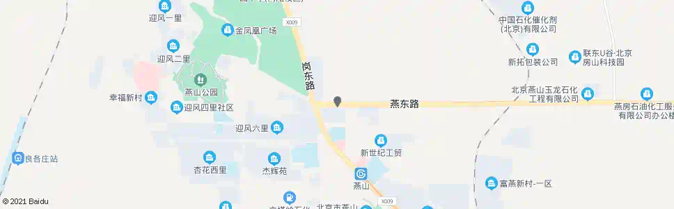 北京燕化北庄_公交站地图_北京公交_妙搜公交查询2025