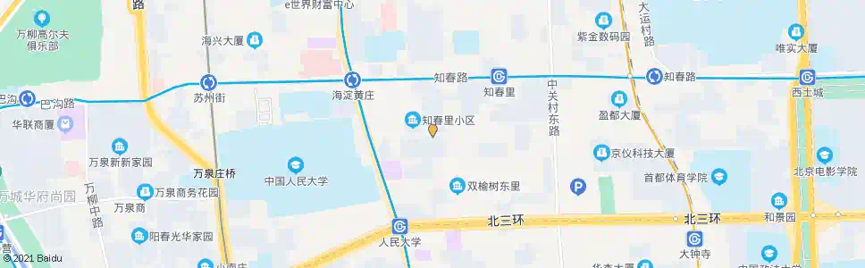 北京双榆树小区_公交站地图_北京公交_妙搜公交查询2025