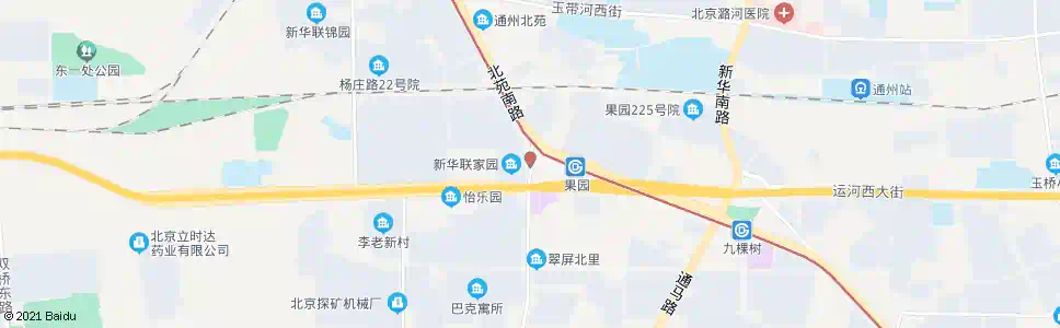 北京翠屏西路北口_公交站地图_北京公交_妙搜公交查询2025