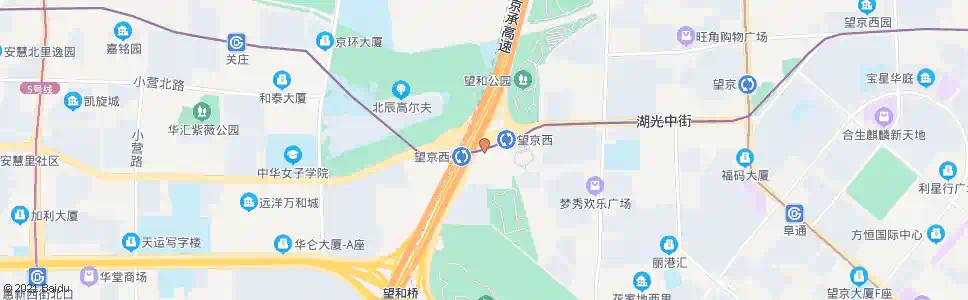 北京望京西站_公交站地图_北京公交_妙搜公交查询2025