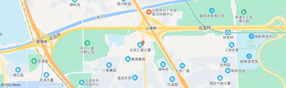 北京学清路北口_公交站地图_北京公交_妙搜公交查询2025