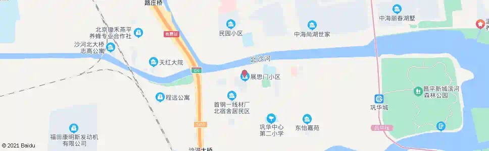 北京展思门路西口_公交站地图_北京公交_妙搜公交查询2025