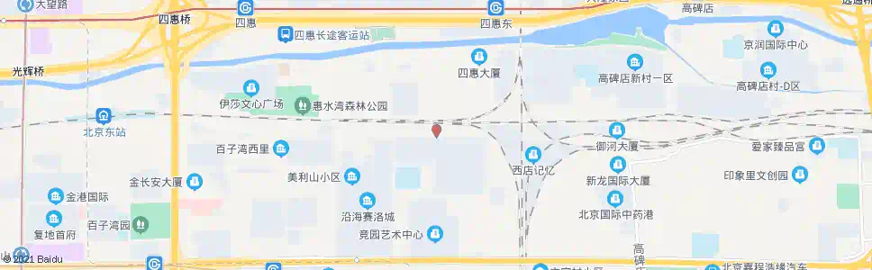 北京百子湾家园_公交站地图_北京公交_妙搜公交查询2025