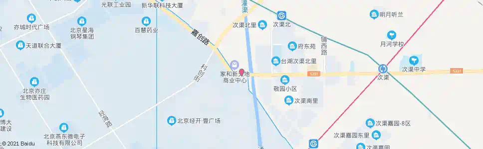 北京开发区银行_公交站地图_北京公交_妙搜公交查询2025