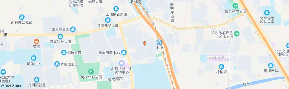 北京上地佳园_公交站地图_北京公交_妙搜公交查询2025