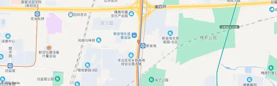 北京新发地桥北_公交站地图_北京公交_妙搜公交查询2025