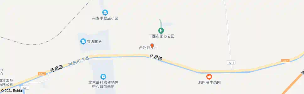北京赵各庄西_公交站地图_北京公交_妙搜公交查询2025