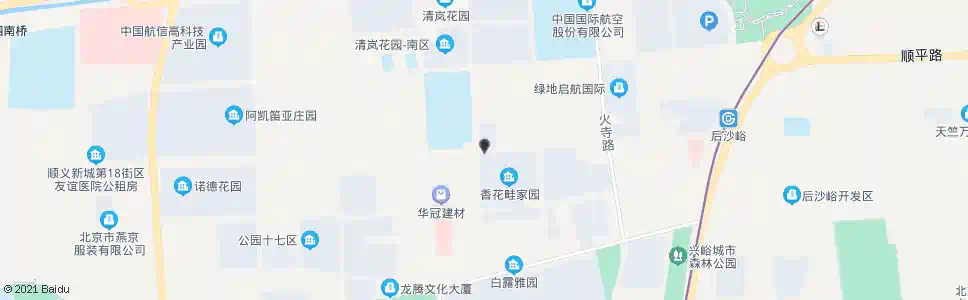 北京香花畦北_公交站地图_北京公交_妙搜公交查询2025