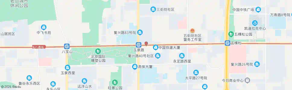 北京玉泉路口东_公交站地图_北京公交_妙搜公交查询2025
