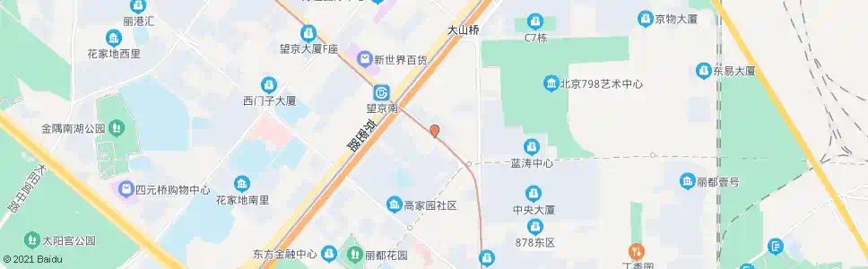 北京万红西街_公交站地图_北京公交_妙搜公交查询2025