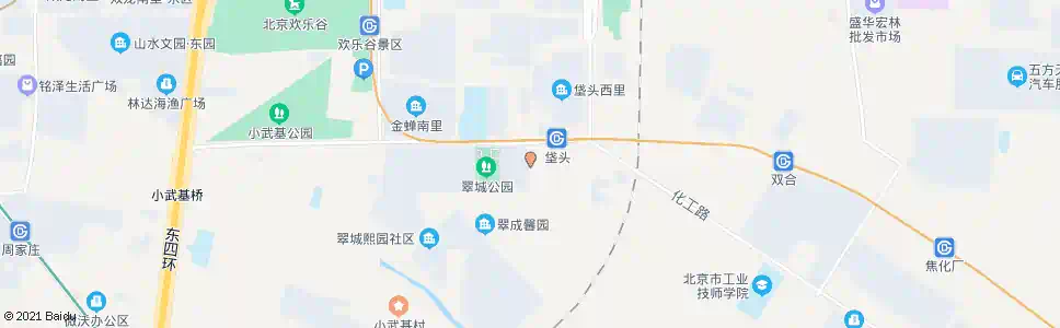北京翠成馨园北_公交站地图_北京公交_妙搜公交查询2025