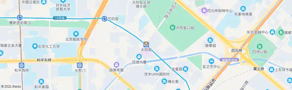 北京太阳宫站_公交站地图_北京公交_妙搜公交查询2025