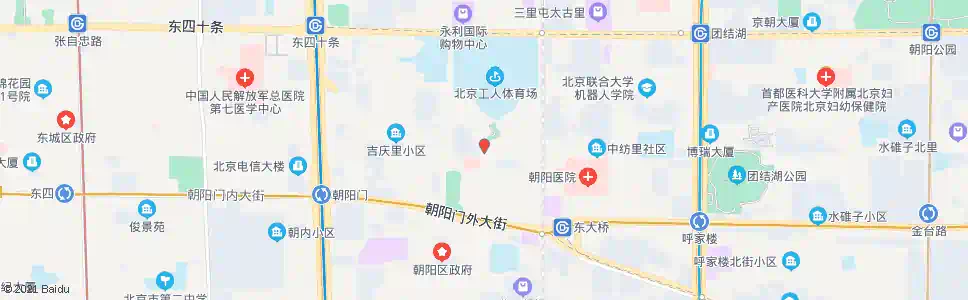 北京工人体育场南门_公交站地图_北京公交_妙搜公交查询2025