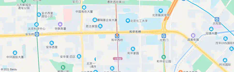 北京和平西桥站_公交站地图_北京公交_妙搜公交查询2025