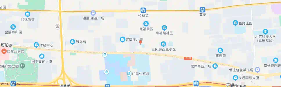 北京定福庄路南口_公交站地图_北京公交_妙搜公交查询2025
