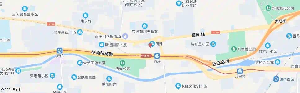 北京杨闸_公交站地图_北京公交_妙搜公交查询2025