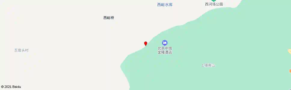 北京西峪山庄_公交站地图_北京公交_妙搜公交查询2025