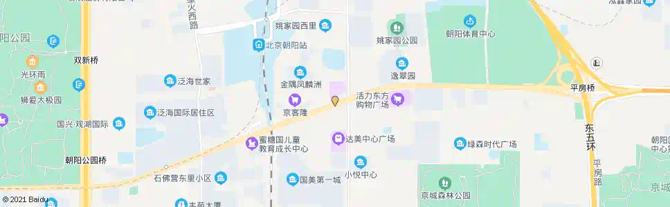 北京姚家园西_公交站地图_北京公交_妙搜公交查询2025