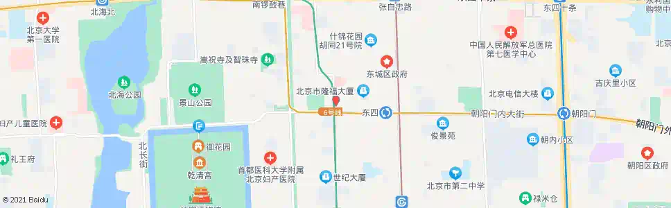 北京美术馆(民航信息大厦西门)_公交站地图_北京公交_妙搜公交查询2025